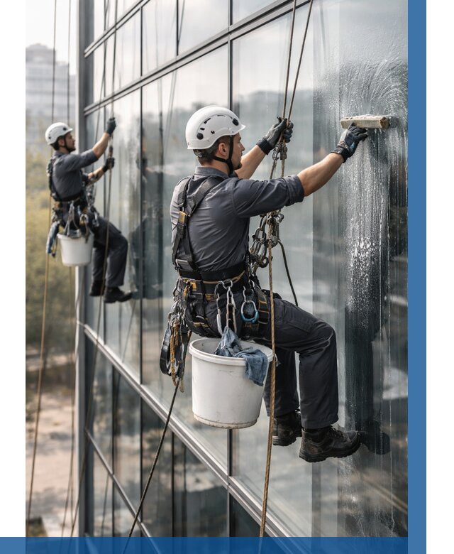 Мойка сплошного остекления в Камне-на-Оби, заказать от 305 р.| ВЫСОТНИК-Кно