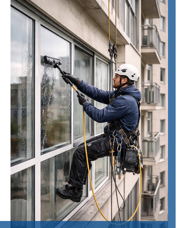 Мойка балконного остекления в Камне-на-Оби от 3553 р. | ВЫСОТНИК-Кно