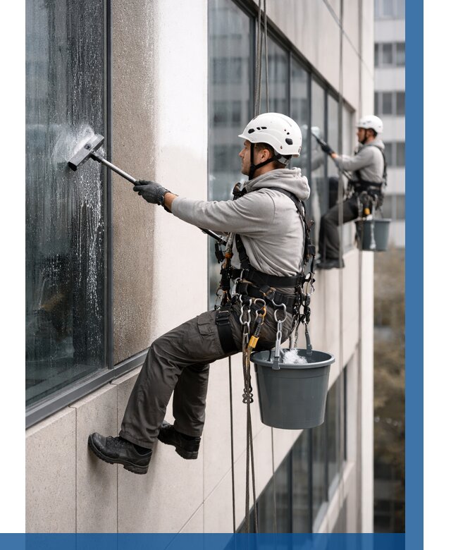 Мойка фасадов зданий в Камне-на-Оби под ключ от 355 р. | ВЫСОТНИК-Кно