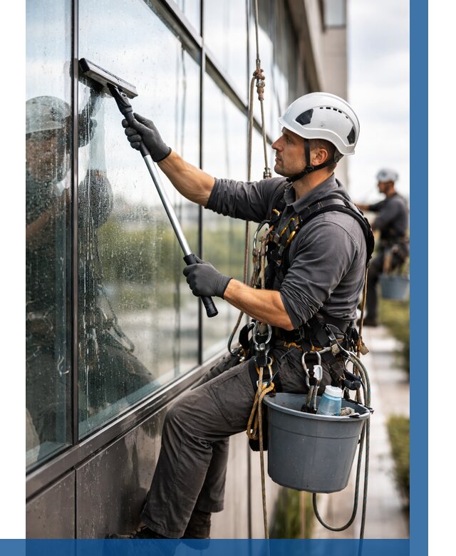 Мойка стеклянных фасадов в Камне-на-Оби от 203 р. | ВЫСОТНИК-Кно