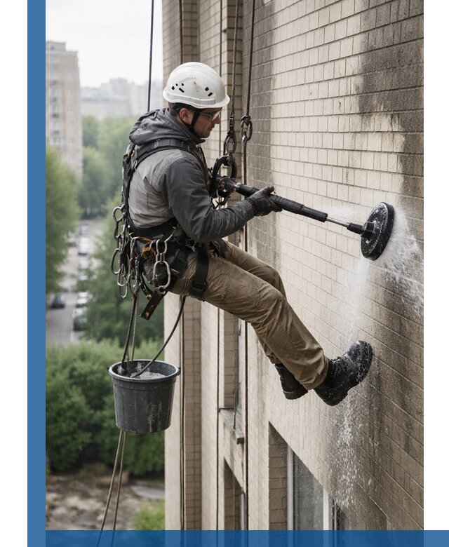 Очистка фасада от копоти в Камне-на-Оби профессионально и безопасно