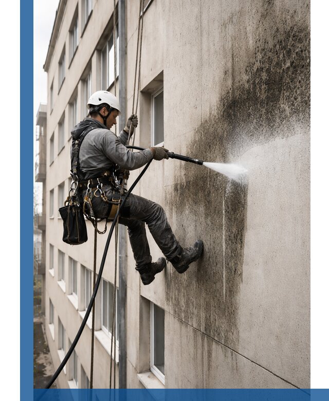 Профессиональная очистка фасадов от плесени в Камне-на-Оби