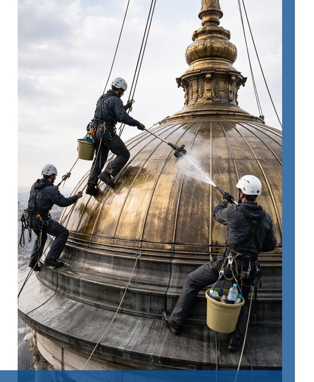 Мойка куполов и шпилей в Камне-на-Оби от 8120 р. - заказать | ВЫСОТНИК-Кно