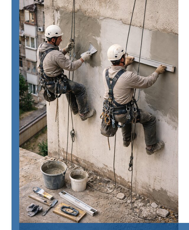 Комплексный ремонт штукатурного фасада с гарантией в Камне-на-Оби