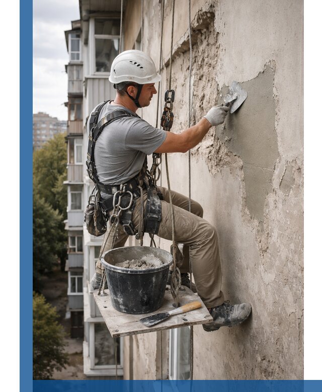 Восстановление фасадной штукатурки в Камне-на-Оби с гарантией качества