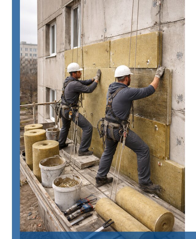 Утепление фасада минватой в Камне-на-Оби под ключ с гарантией