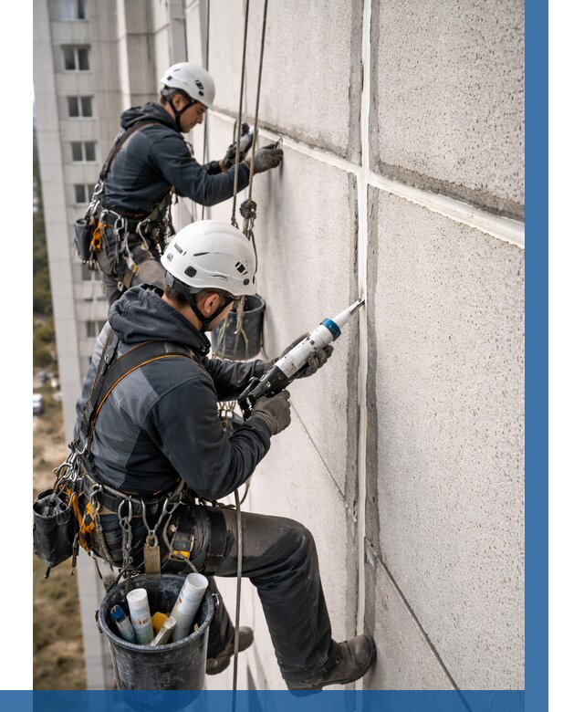 Герметизация межпанельных швов в Камне-на-Оби от 711 р. | ВЫСОТНИК-Кно