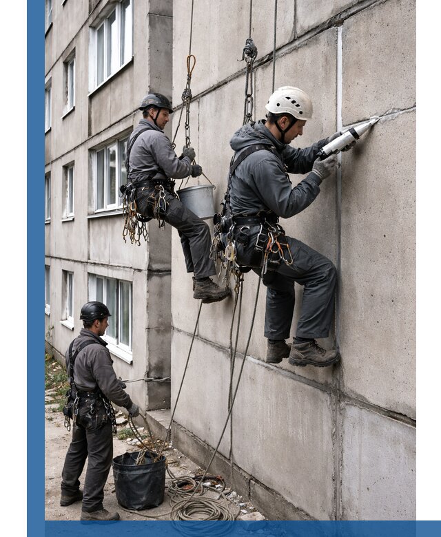 Герметизация межпанельных швов в Камне-на-Оби с гарантией герметичности