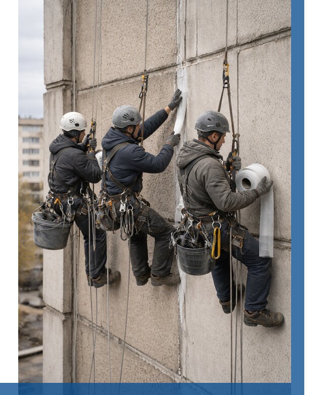 Ремонт межпанельных швов в Камне-на-Оби от 761 р. | ВЫСОТНИК-Кно