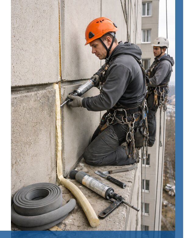 Теплый шов межпанельные швы в Камне-на-Оби от 711 р. | ВЫСОТНИК-Кно