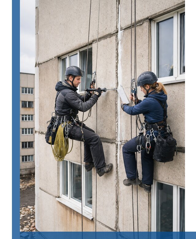 Герметизация межпанельных швов тёплым швом в Камне-на-Оби