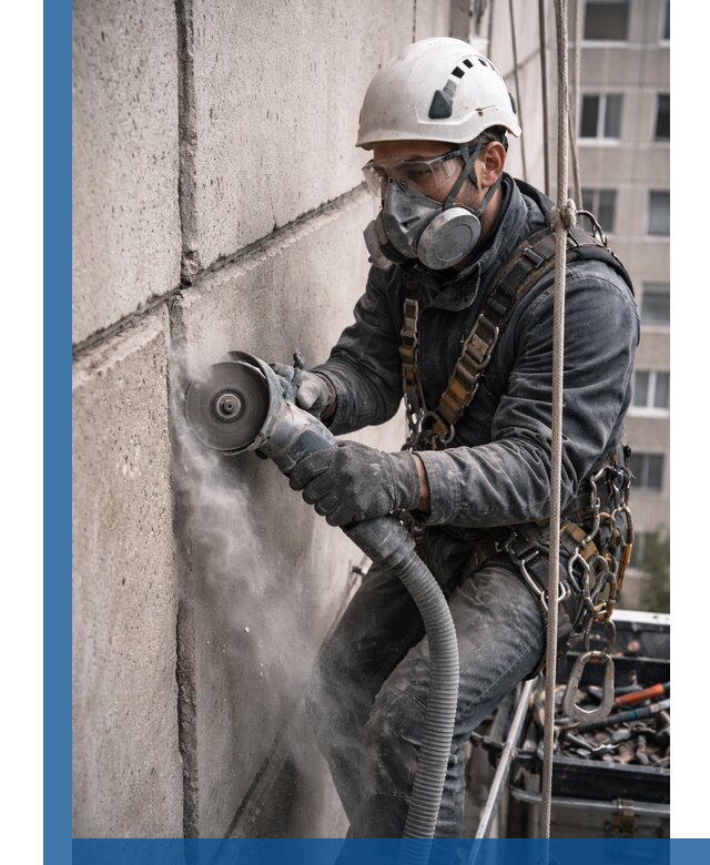 Штробление межпанельных швов в Камне-на-Оби качественно и быстро