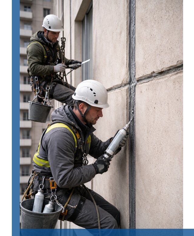 Герметизация деформационных швов фасада в Камне-на-Оби качественно