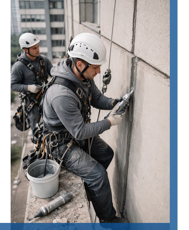 Ремонт деформационных швов здания в Камне-на-Оби от 1015 р. | ВЫСОТНИК-Кно