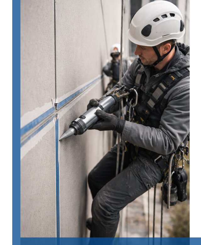 Герметизация стыков фасадных панелей в Камне-на-Оби качественно и быстро