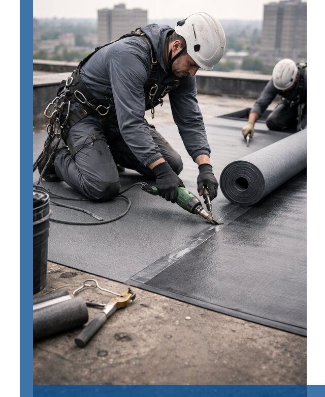 Ремонт мягкой кровли в Камне-на-Оби с выездом промальпинистов