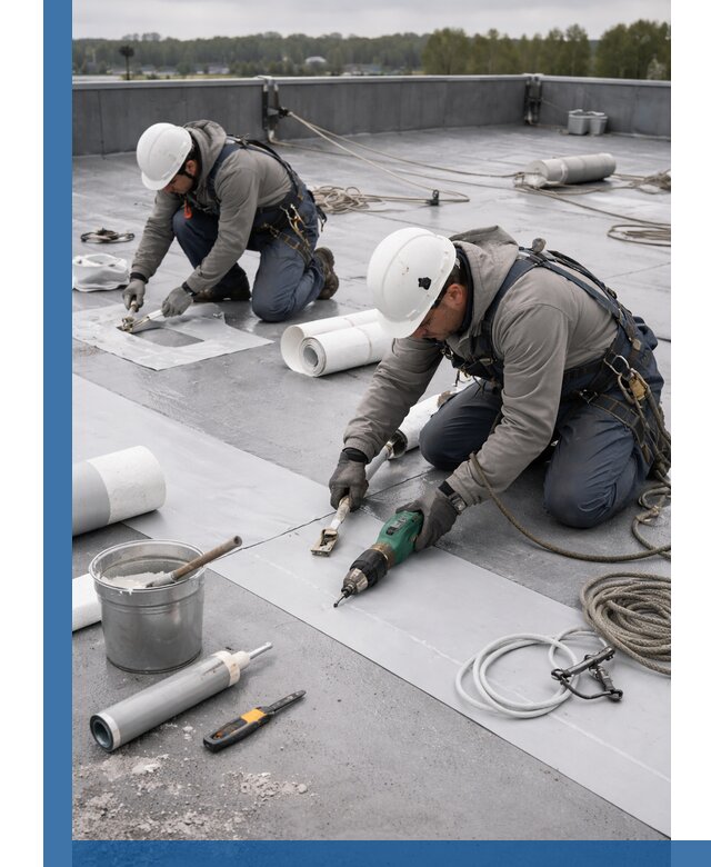 Ремонт мембранной кровли в Камне-на-Оби качественно и с гарантией