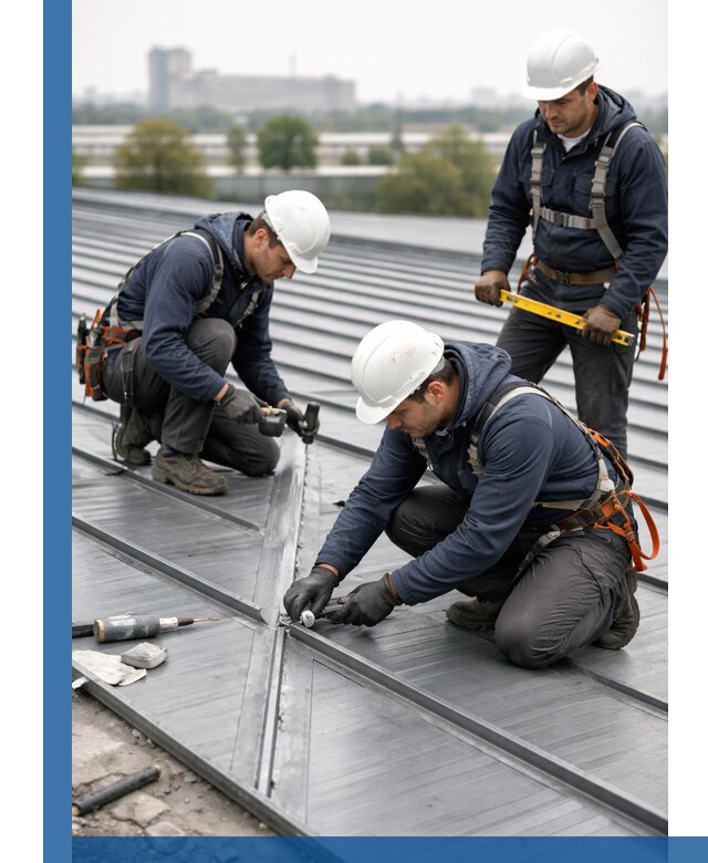 Ремонт фальцевой кровли в Камне-на-Оби срочно и качественно