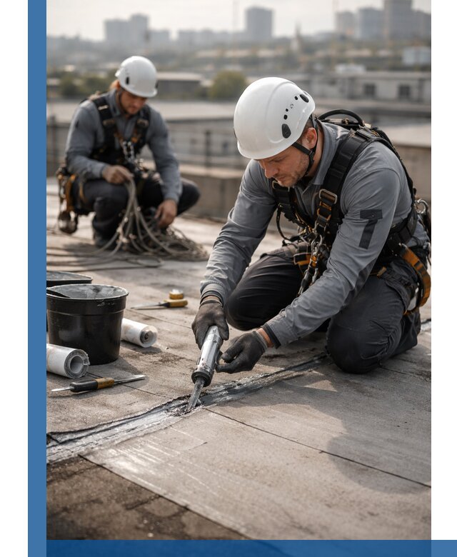 Аварийное и капитальное устранение протечек кровли в Камне-на-Оби