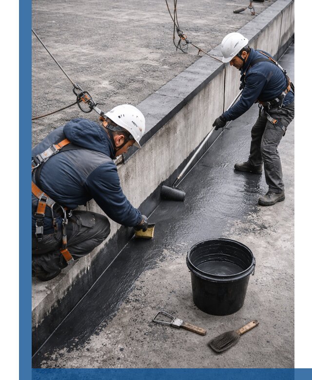 Гидроизоляция кровли жидкой резиной профессионально в Камне-на-Оби