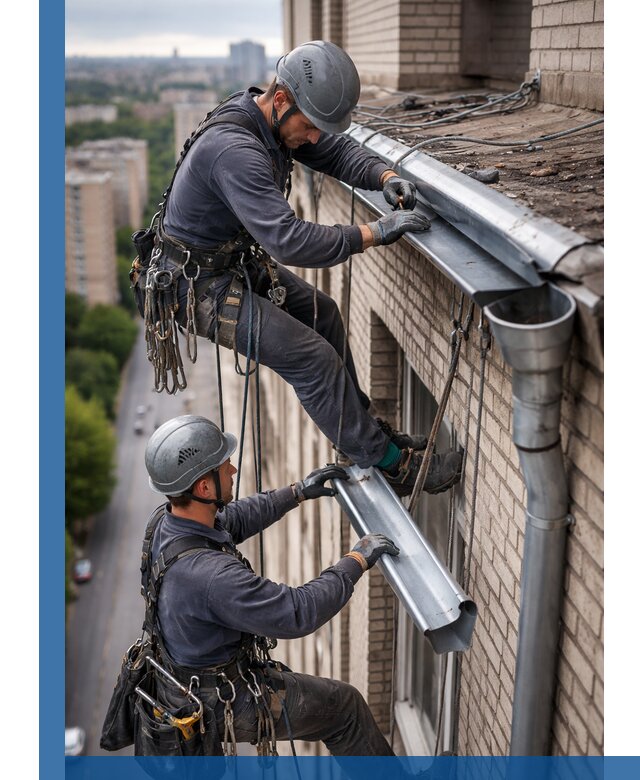 Ремонт водосточных желобов в Камне-на-Оби, быстро и качественно