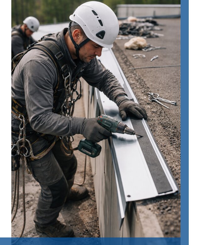 Монтаж капельника на кровле в Камне-на-Оби от 305 р. | ВЫСОТНИК-Кно