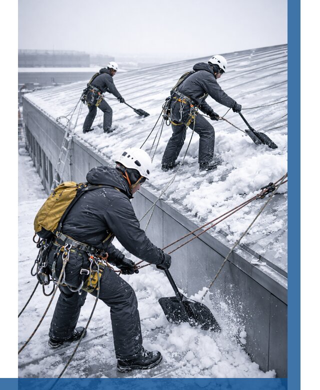 Очистка навесов от снега в Камне-на-Оби от 4568 р. | ВЫСОТНИК-Кно