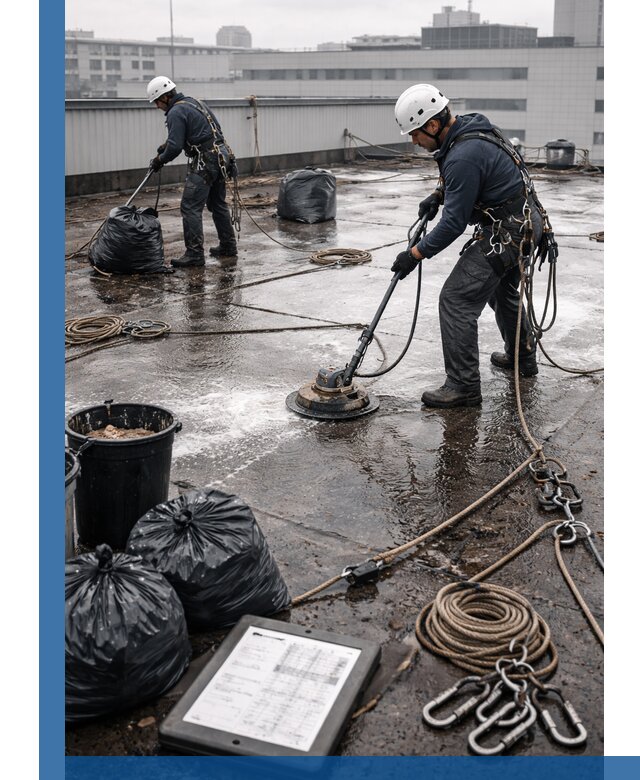 Плановая очистка кровли по графику в Камне-на-Оби для безопасности