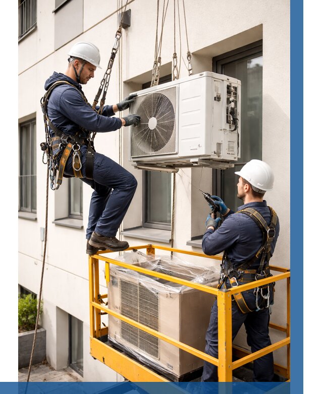 Демонтаж внешнего блока кондиционера в Камне-на-Оби от 3553 р. | ВЫСОТНИК-Кно