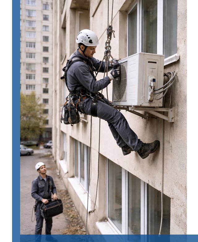 Демонтаж внешнего блока кондиционера в Камне-на-Оби профессионально