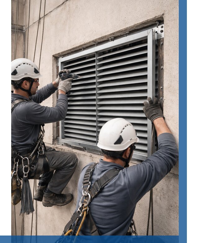 Монтаж вентиляционных решеток в Камне-на-Оби от 4568 р. | ВЫСОТНИК-Кно