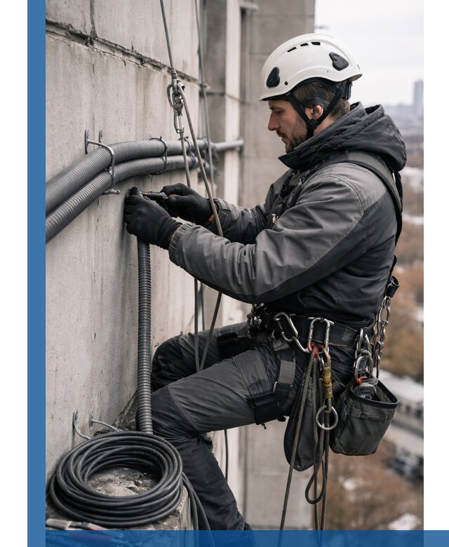 Профессиональный монтаж гофры для кабеля в Камне-на-Оби с гарантией