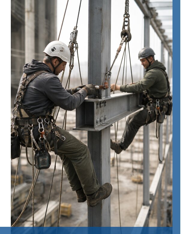 Монтаж металлоконструкций на высоте в Камне-на-Оби от 3553 р. | ВЫСОТНИК-Кно