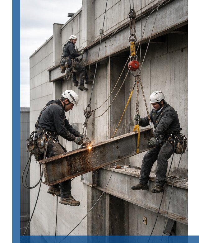 Демонтаж металлоконструкций на высоте в Камне-на-Оби под ключ