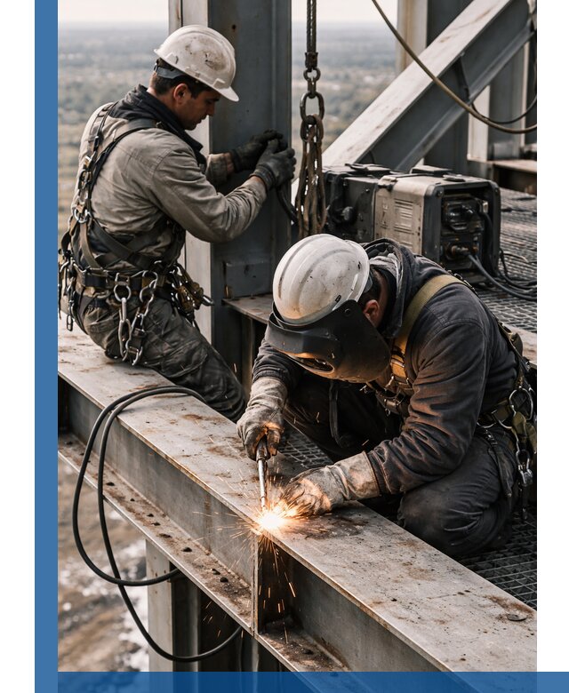 Высотные сварочные работы в Камне-на-Оби для промышленных объектов