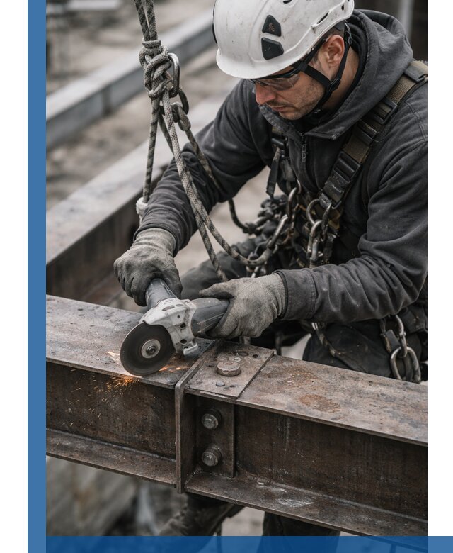 Резка металла на высоте в Камне-на-Оби для зданий и конструкций