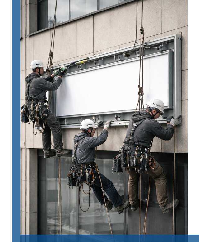 Профессиональный монтаж светового короба под ключ в Камне-на-Оби