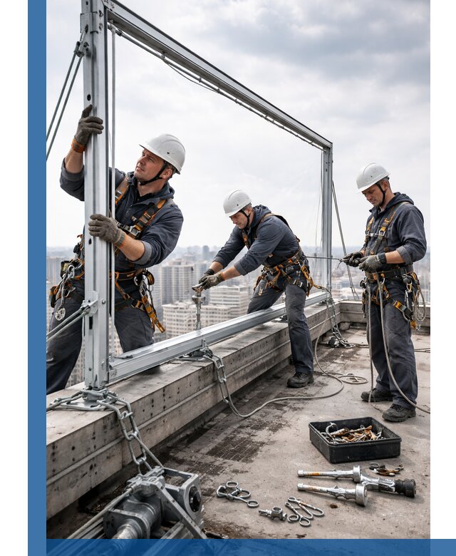 Монтаж крышных рекламных конструкций под ключ в Камне-на-Оби