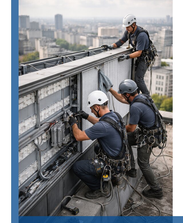 Профессиональное обслуживание крышной рекламы в Камне-на-Оби под ключ