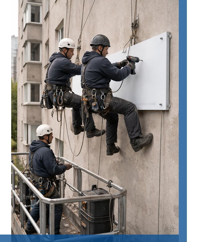 Монтаж табличек и указателей в Камне-на-Оби от 3553 р. | ВЫСОТНИК-Кно