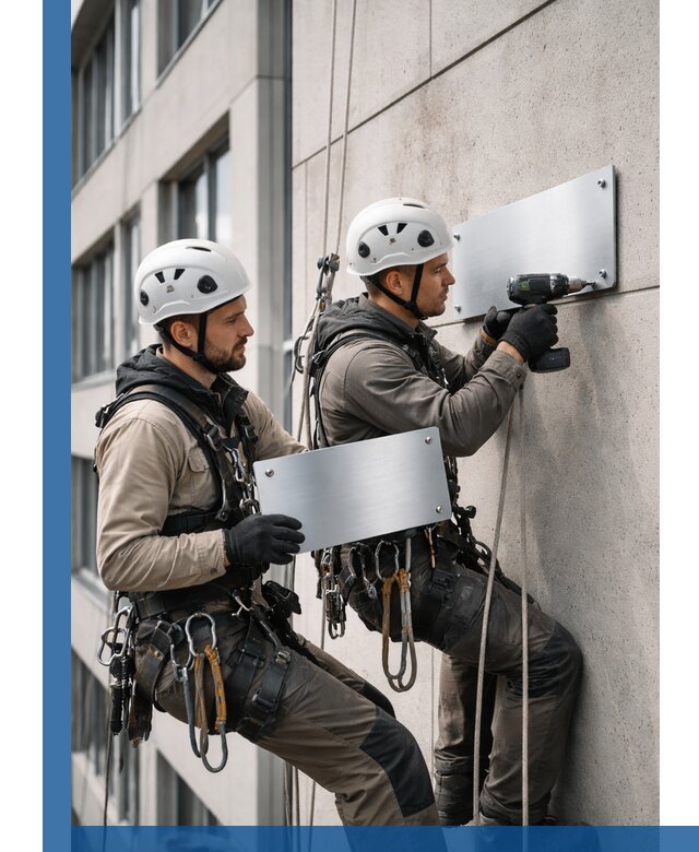 Монтаж табличек и указателей в Камне-на-Оби для зданий и сооружений