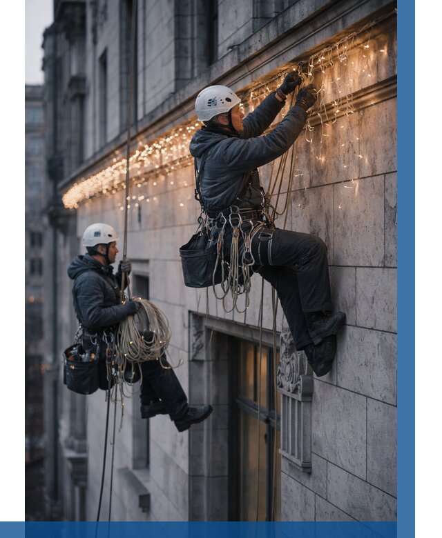 Монтаж новогодней иллюминации в Камне-на-Оби от 8628 р. | ВЫСОТНИК-Кно