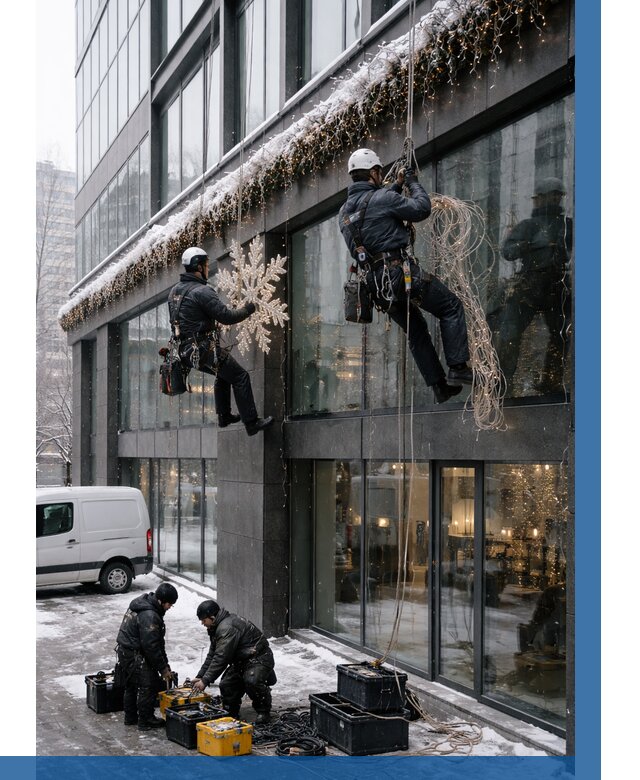 Демонтаж новогоднего оформления в Камне-на-Оби от 5583 р. | ВЫСОТНИК-Кно