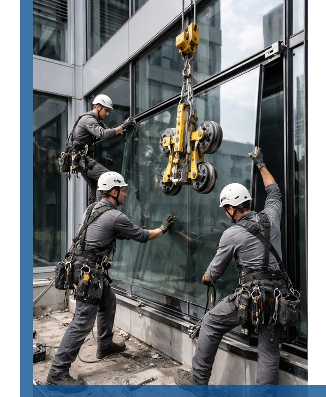 Структурное остекление фасадов в Камне-на-Оби монтаж и обслуживание