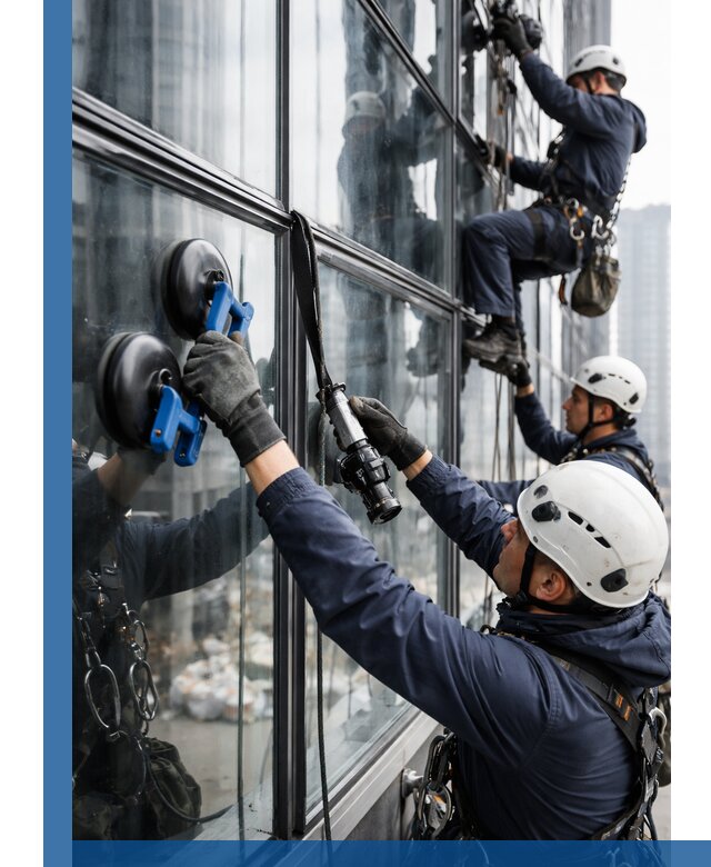 Радиусное остекление фасадов под ключ в Камне-на-Оби с гарантиями