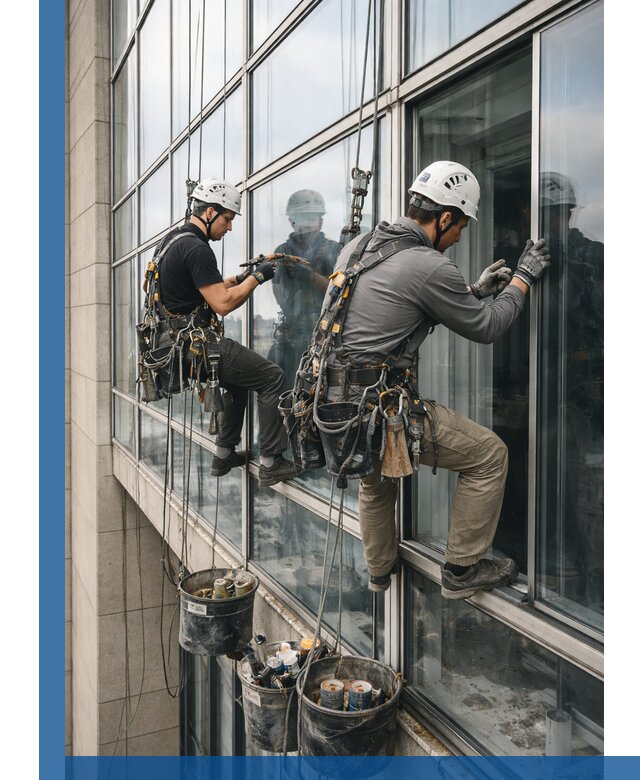 Ремонт витражных конструкций и фасадного остекления в Камне-на-Оби