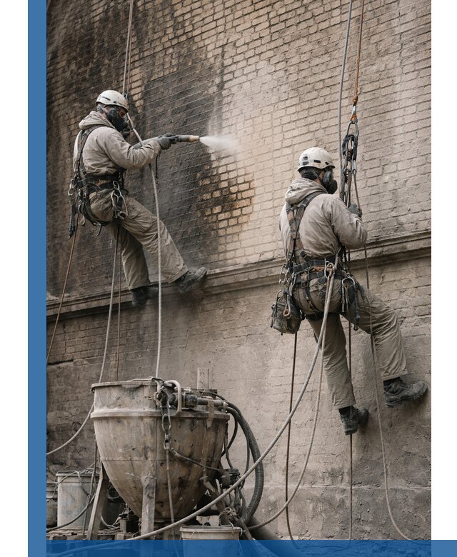 Пескоструйная очистка фасадов в Камне-на-Оби профессионально