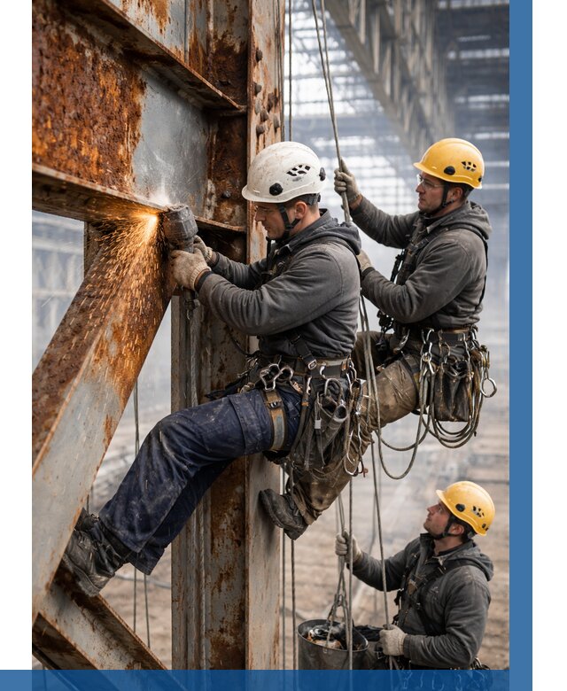 Зачистка металла от ржавчины в Камне-на-Оби от 355 р. | ВЫСОТНИК-Кно