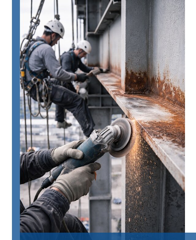 Зачистка металла от ржавчины и подготовка поверхностей в Камне-на-Оби