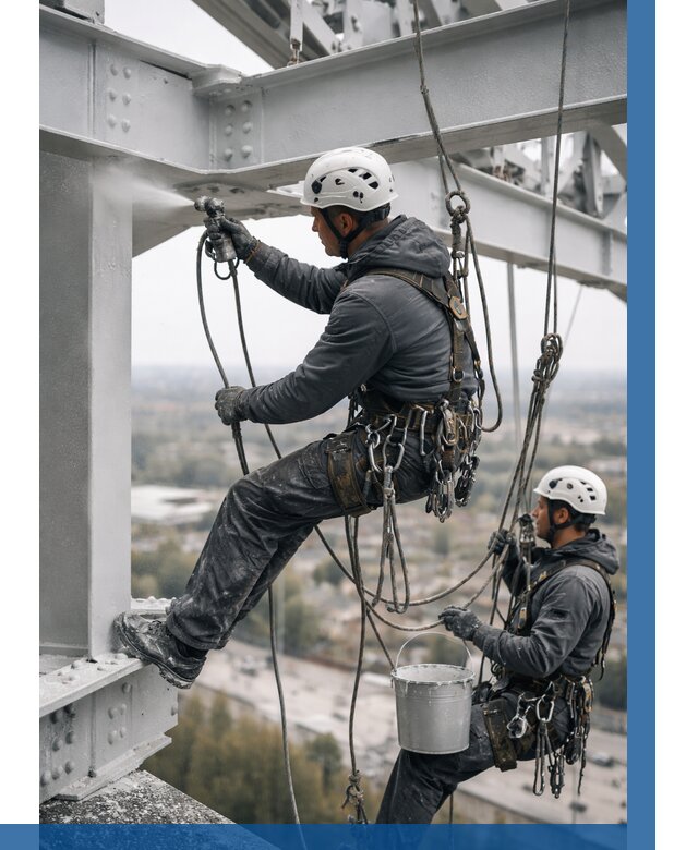 Покраска металлоконструкций на высоте в Камне-на-Оби 355 р |ВЫСОТНИК-Кно